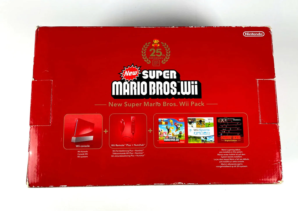 Nintendo Wii Red 25th Anniversary komplett