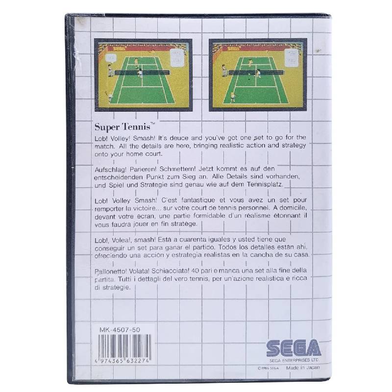 Super Tennis - Master System