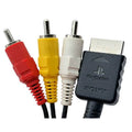 Kompositt RCA-AV Kabel for Sony PS1, PS2 & PS3