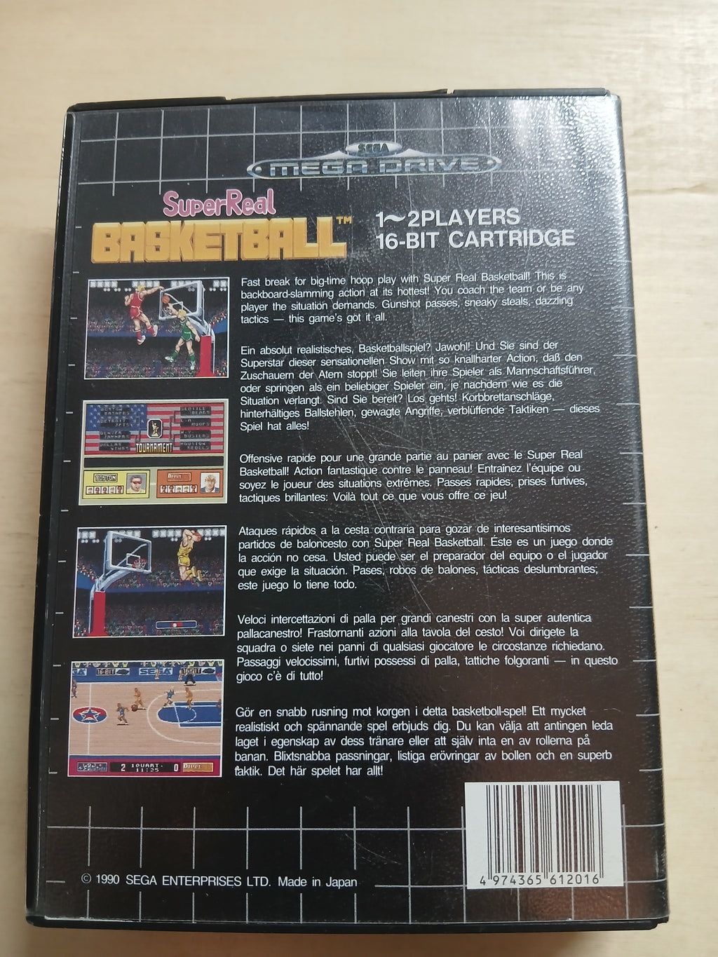 Super Real Basketball - Mega Drive