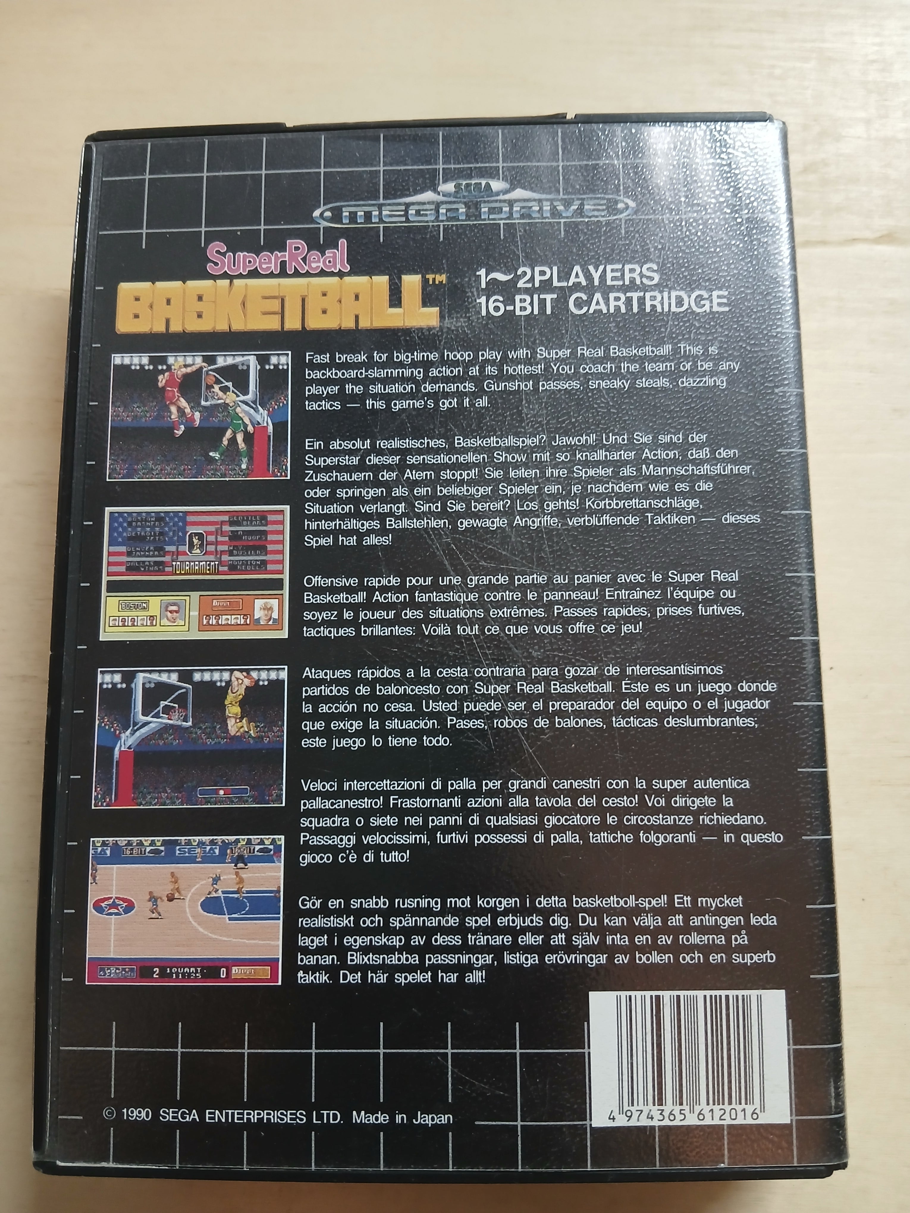 Super Real Basketball - Mega Drive
