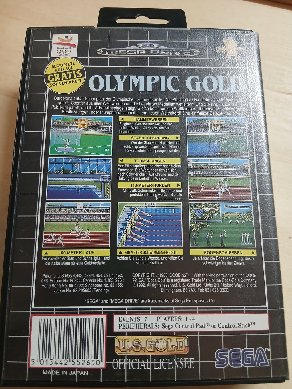 Olympic Gold - Mega Drive