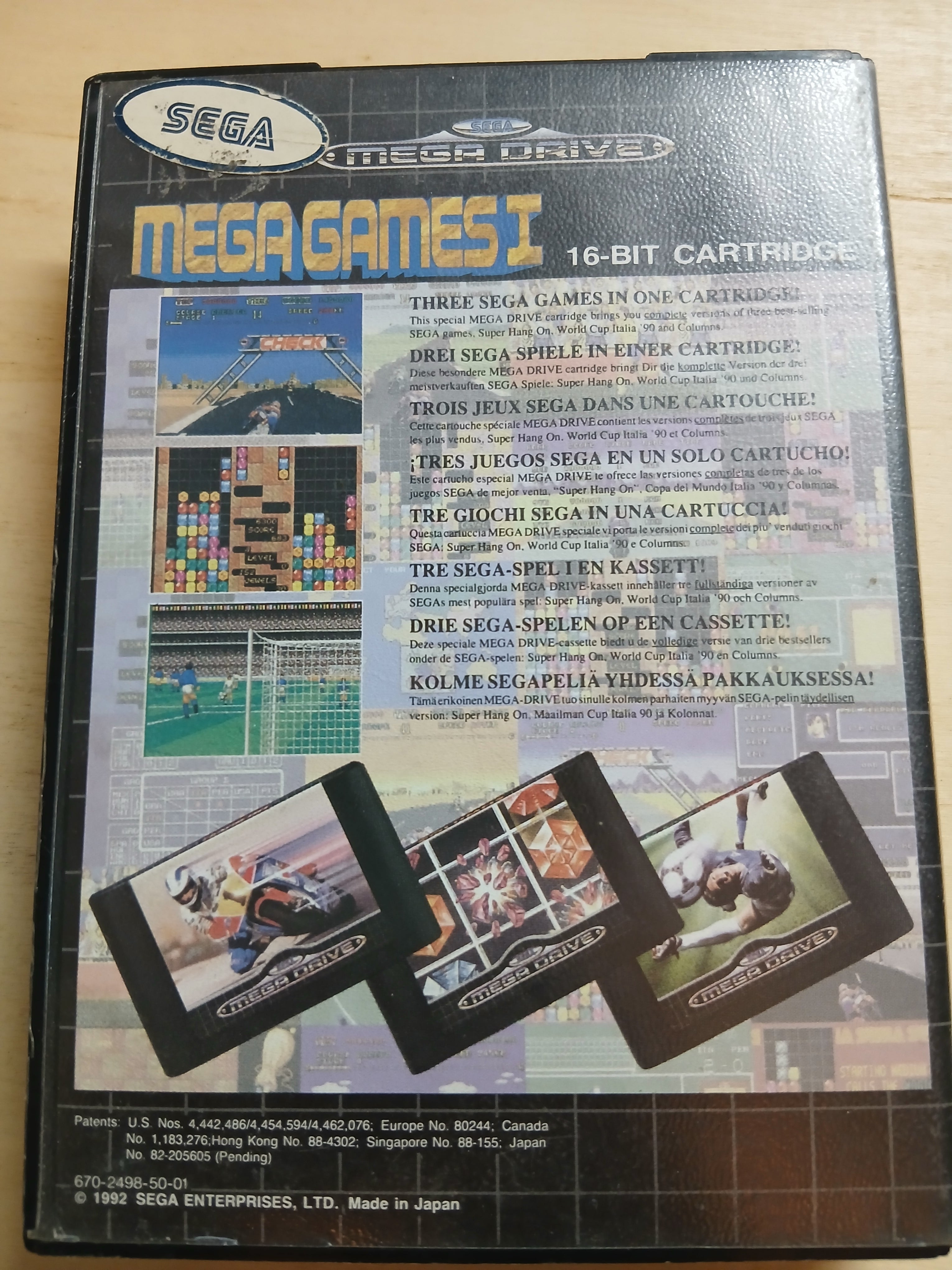 Mega Games 1 - Komplett PAL