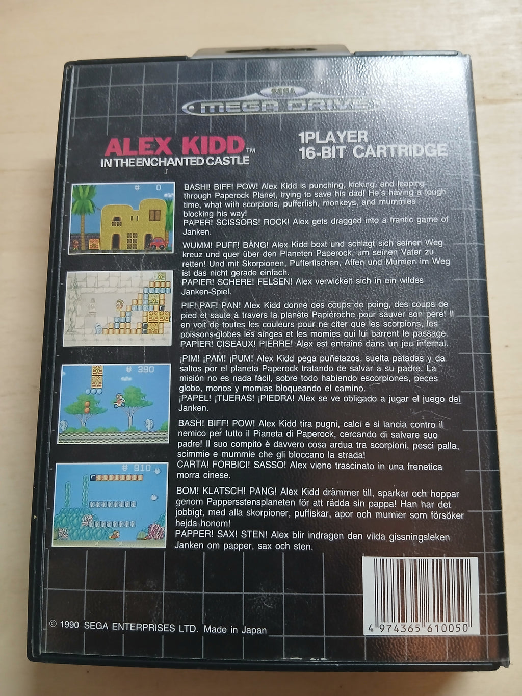 Alex Kidd in the Enchanted Castle - Komplett PAL