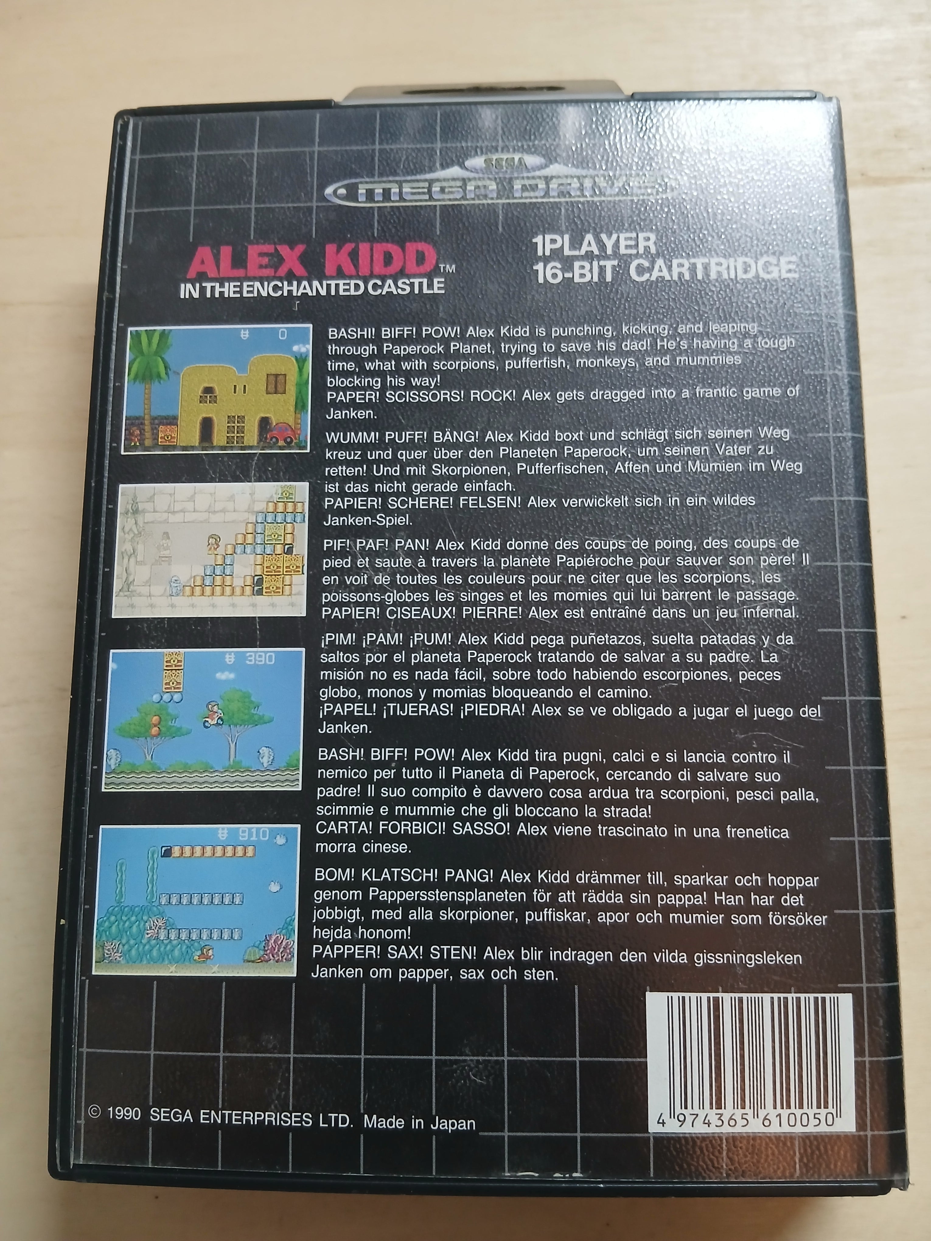 Alex Kidd in the Enchanted Castle - Komplett PAL