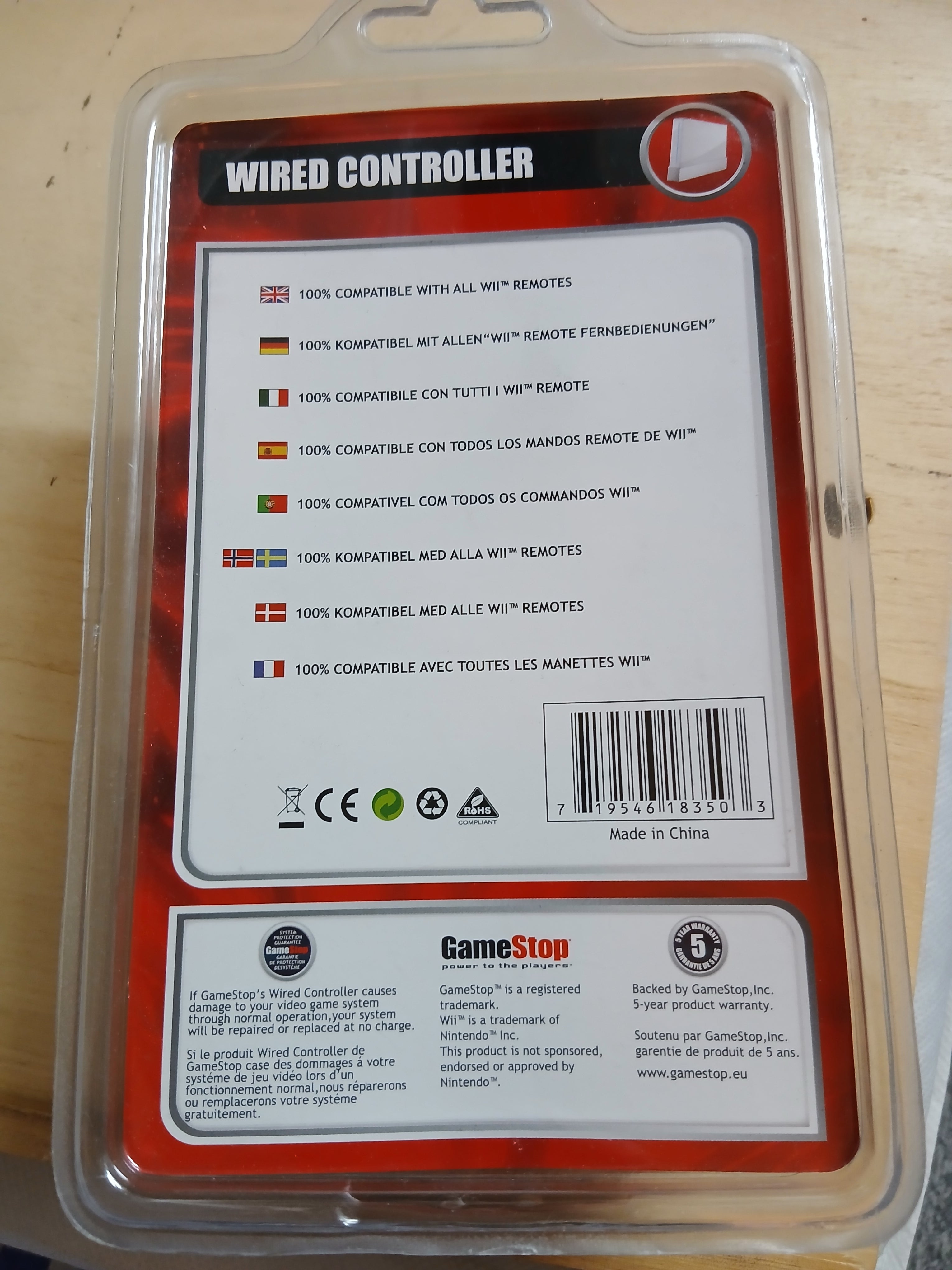 Nintendo Wii Nunchuck i Hardplast Eske - GameStop