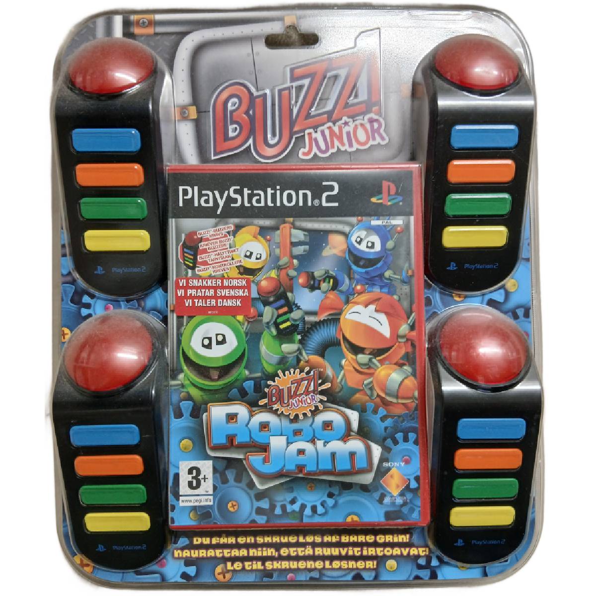 Buzz Junior: Robo Jam - PS2 (Forseglet Norsk Bundle)