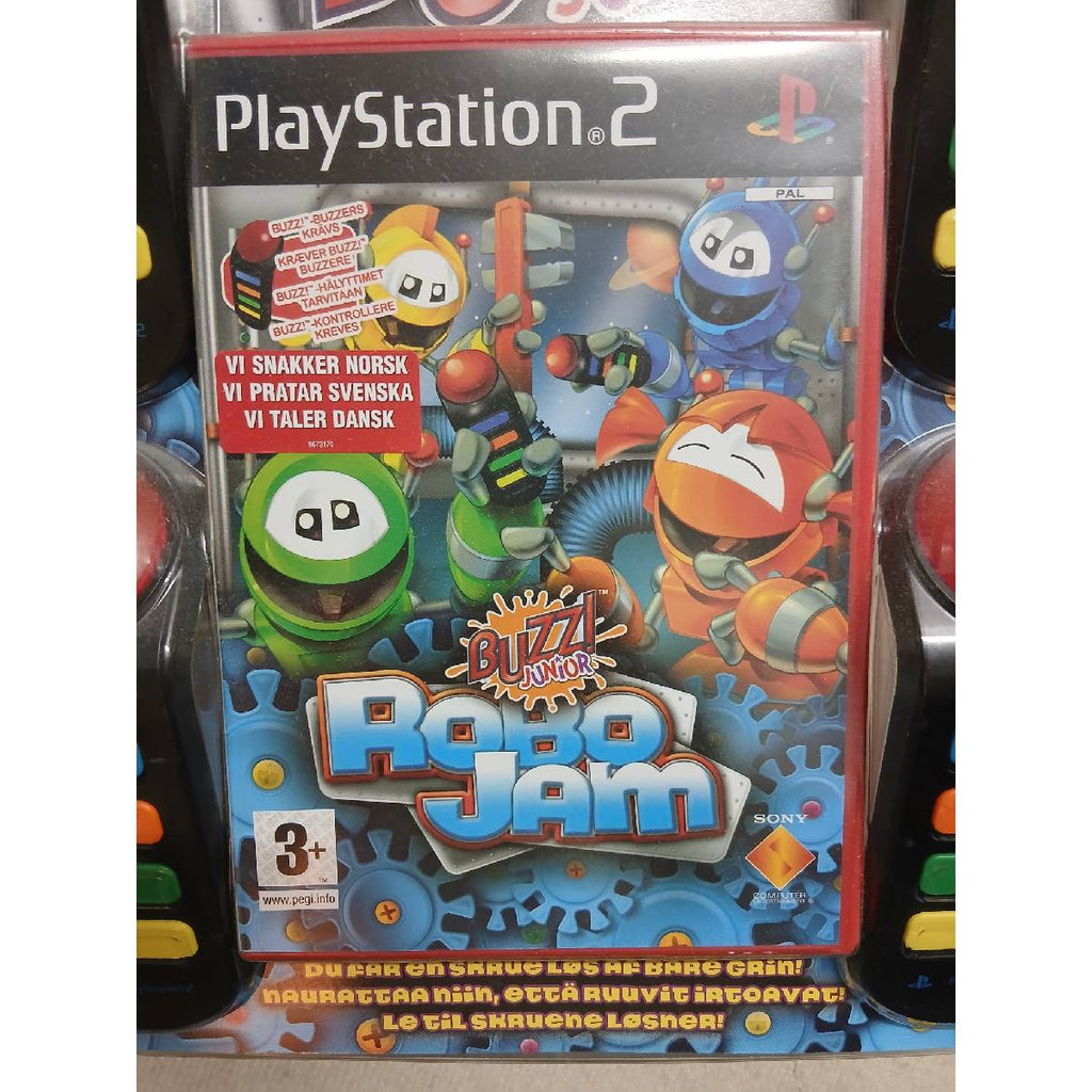 Buzz Junior: Robo Jam - PS2 (Forseglet Norsk Bundle)