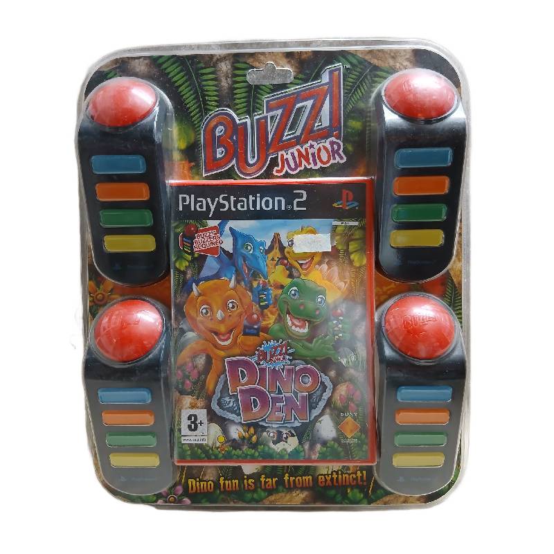 Buzz Junior: Dinos - PS2 (Forseglet Engelsk Bundle)