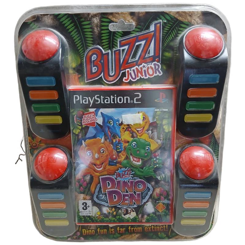 Buzz Junior: Dinos - PS2 (Forseglet Engelsk Bundle)