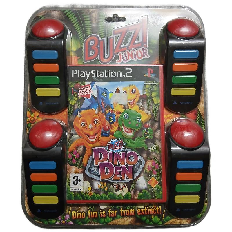 Buzz Junior: Dinos - PS2 (Forseglet Engelsk Bundle)