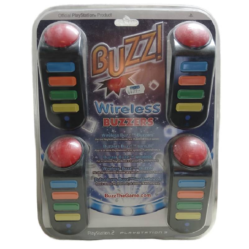 Buzz! Trådløse Buzzere - Forseglet (PS2/PS3)