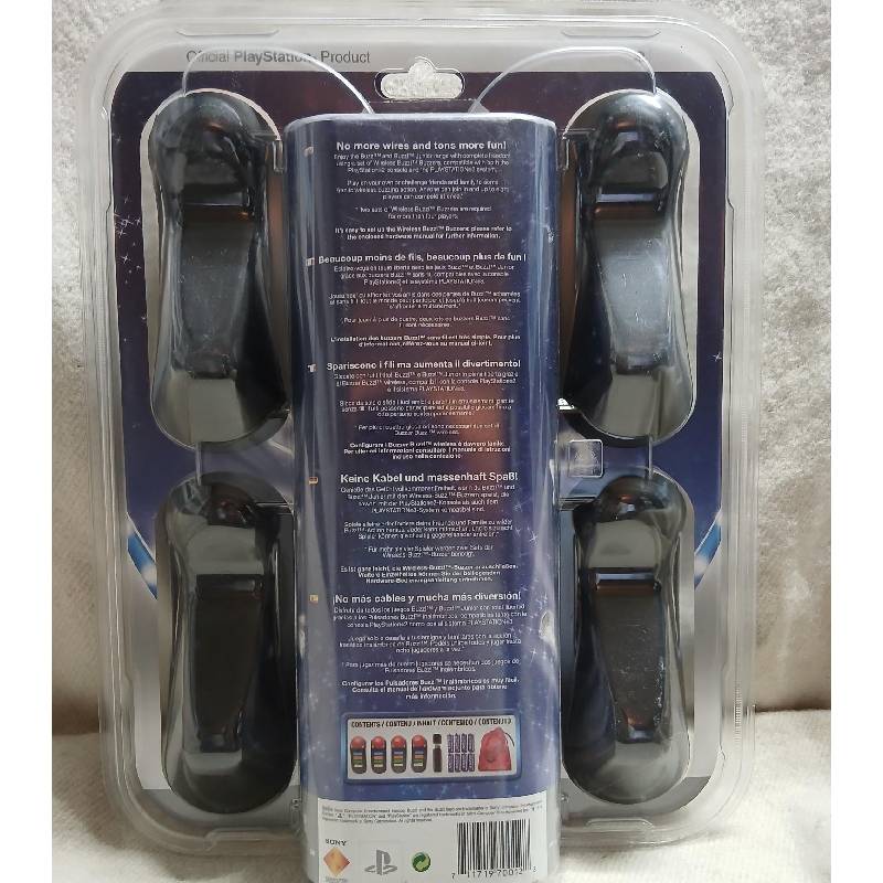 Buzz! Trådløse Buzzere - Forseglet (PS2/PS3)