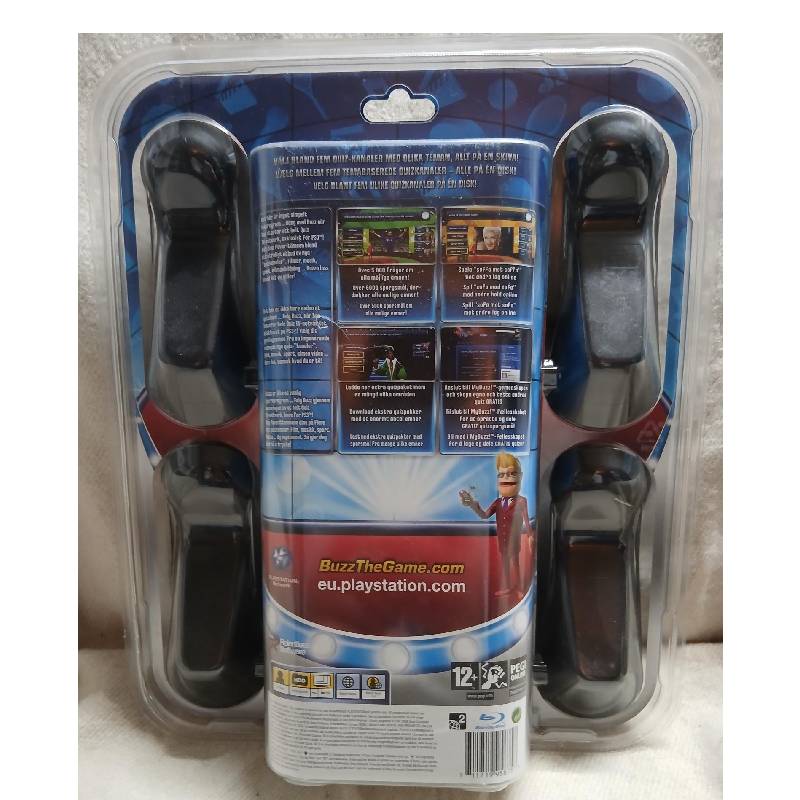 Buzz! Quiz TV + Buzzere - PS3 (Forseglet Norsk)