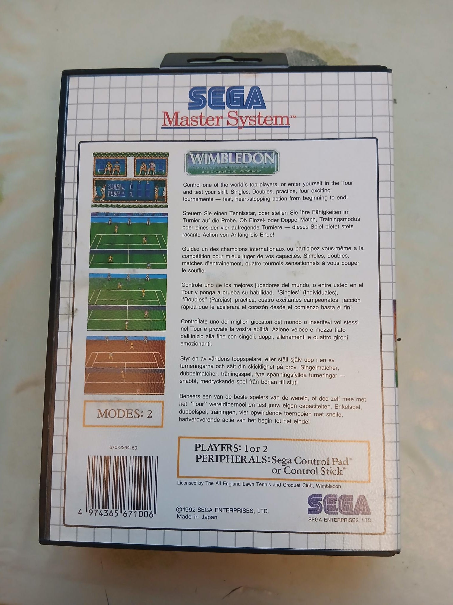 Wimbledon - Master System