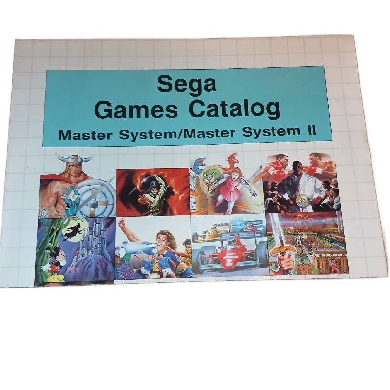 Sega Games Catalog - Master System / Master System II