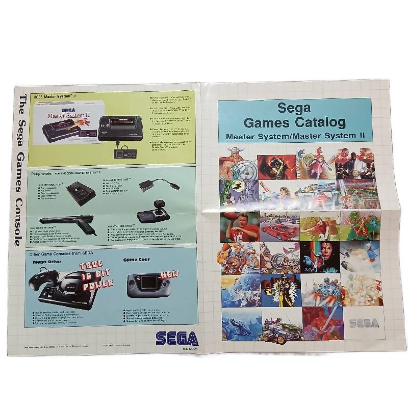 Sega Games Catalog - Master System / Master System II