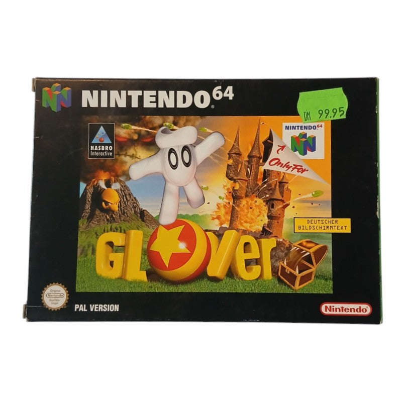 Glover - Nintendo 64 PAL (tysk utgave)