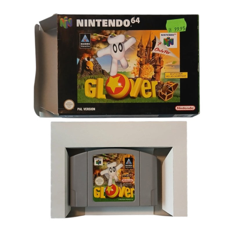 Glover - Nintendo 64 PAL (tysk utgave)