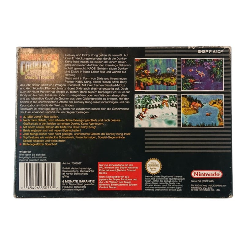 Donkey Kong Country 3: Dixie Kong’s Double Trouble! - SNES PAL