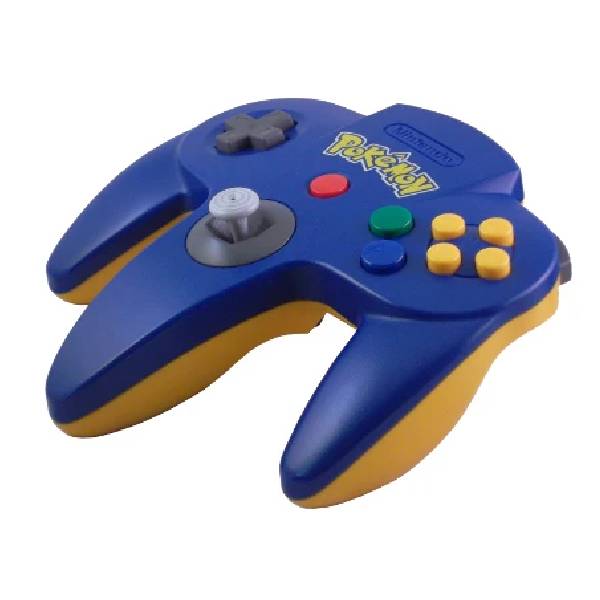 Nintendo 64 Pikachu-kontroller – Blå og gul