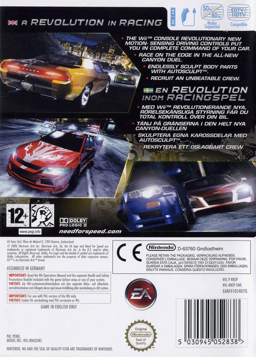 Need for Speed Carbon - Wii
