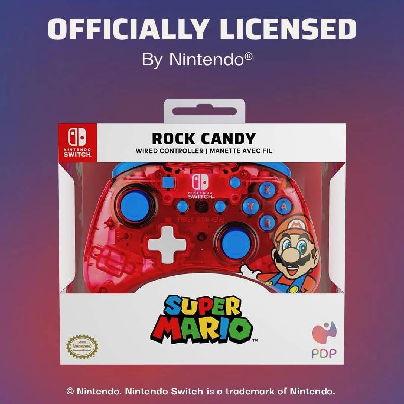 PDP Rock Candy Mario Controller Nintendo Switch – Ny