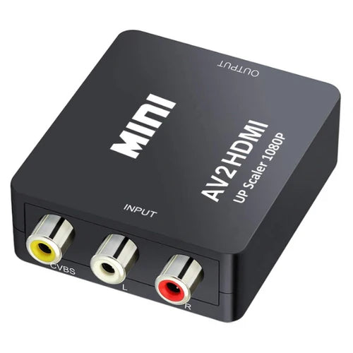 Mini AV til HDMI Omformer Adapter - PlayStation 1-2 Tilbehør