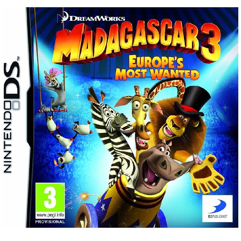Madagascar 3: Europe's Most Wanted – Nintendo DS UKV