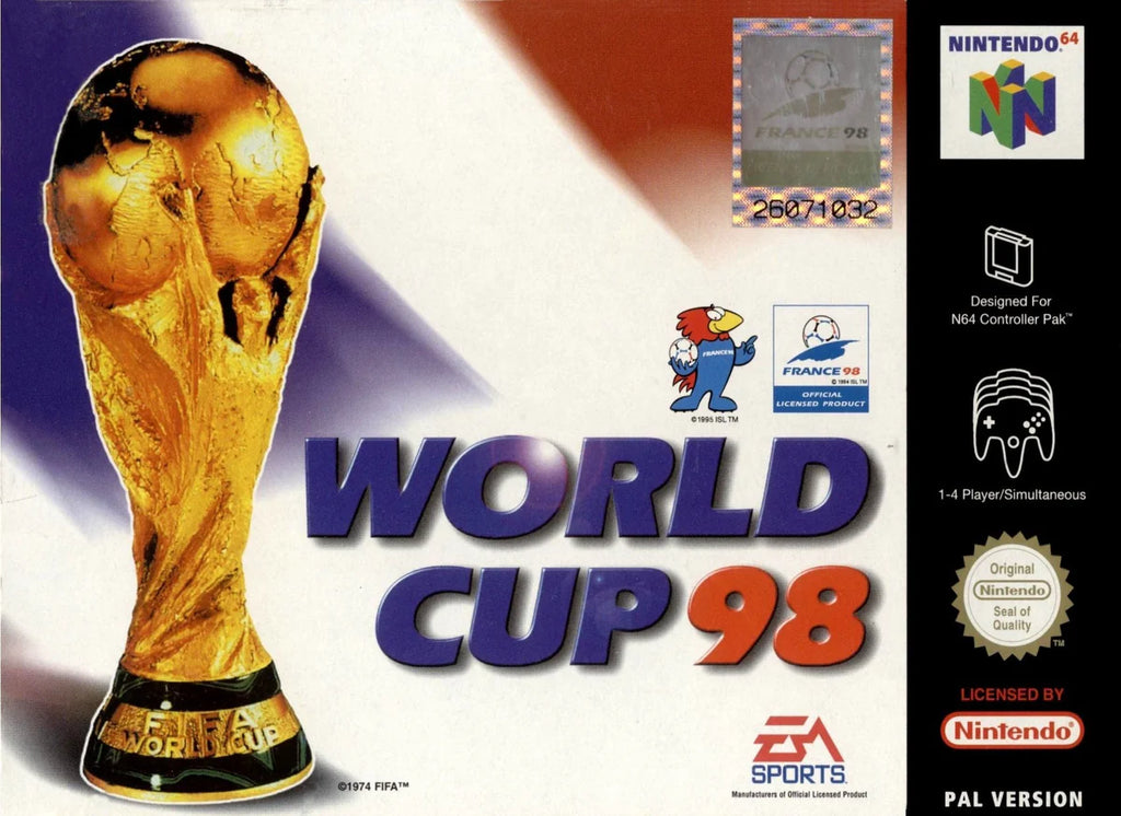 World Cup 98 N64 (kun kassett, EUR)