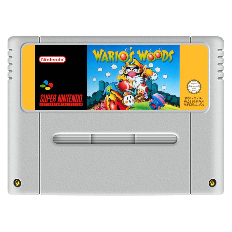 Wario's Woods SNES (kun kassett, UKV)