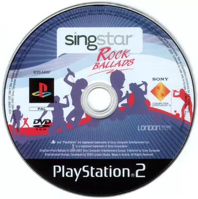 SingStar Rock Ballads - PS2