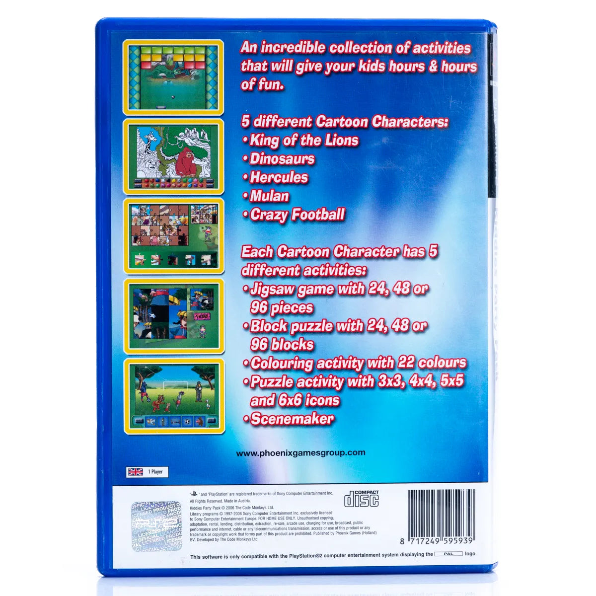 Kiddies Party Pack - PS2