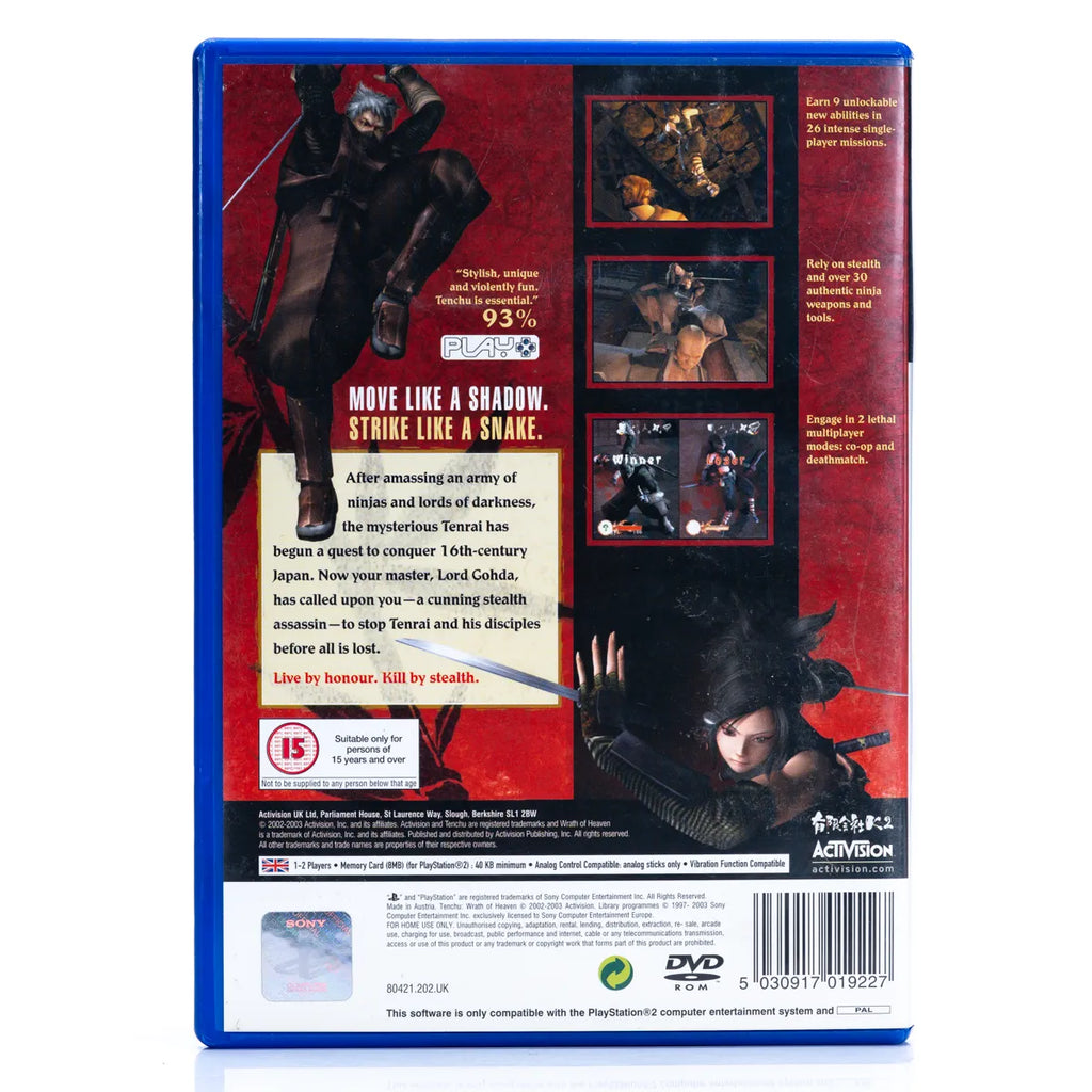 Tenchu: Wrath of Heaven - PS2