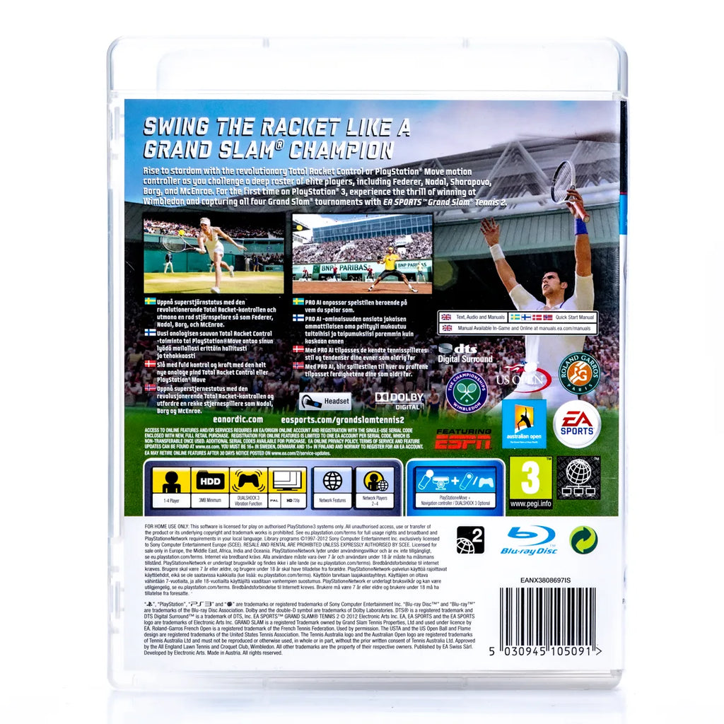 Grand Slam Tennis 2 (støtter PS Move)