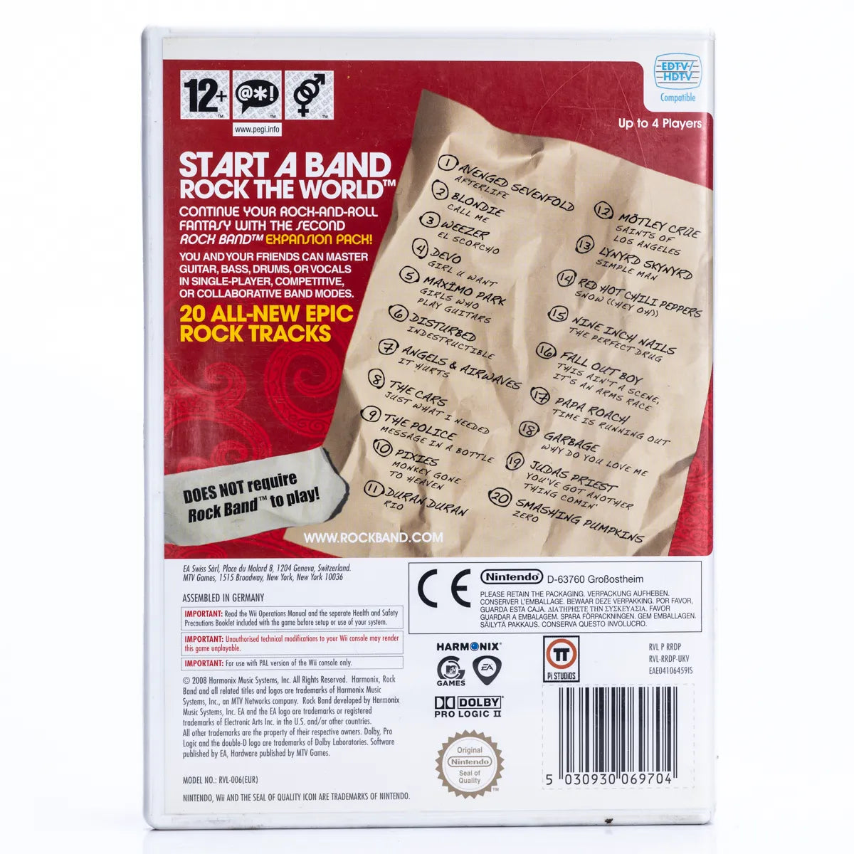 Rockband Song Pack 2