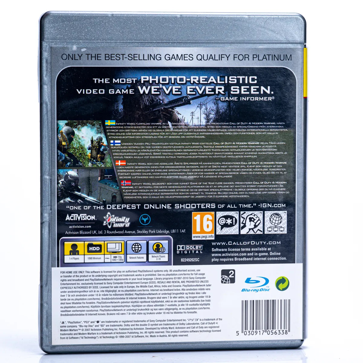 Call of Duty 4: Modern Warfare - PS3
