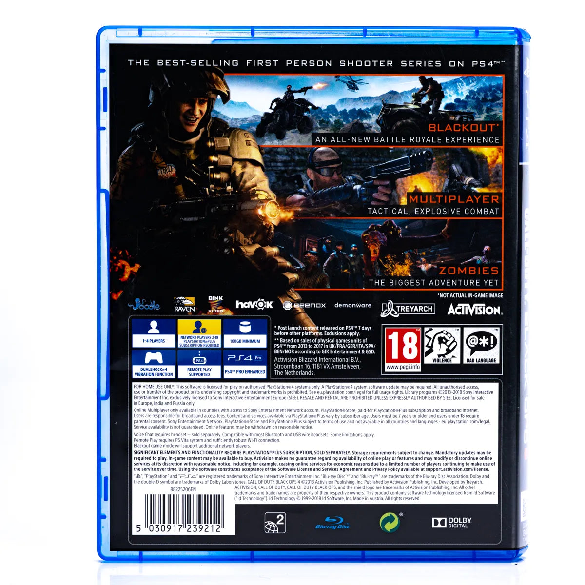 PS4 Call of Duty Black Ops 4