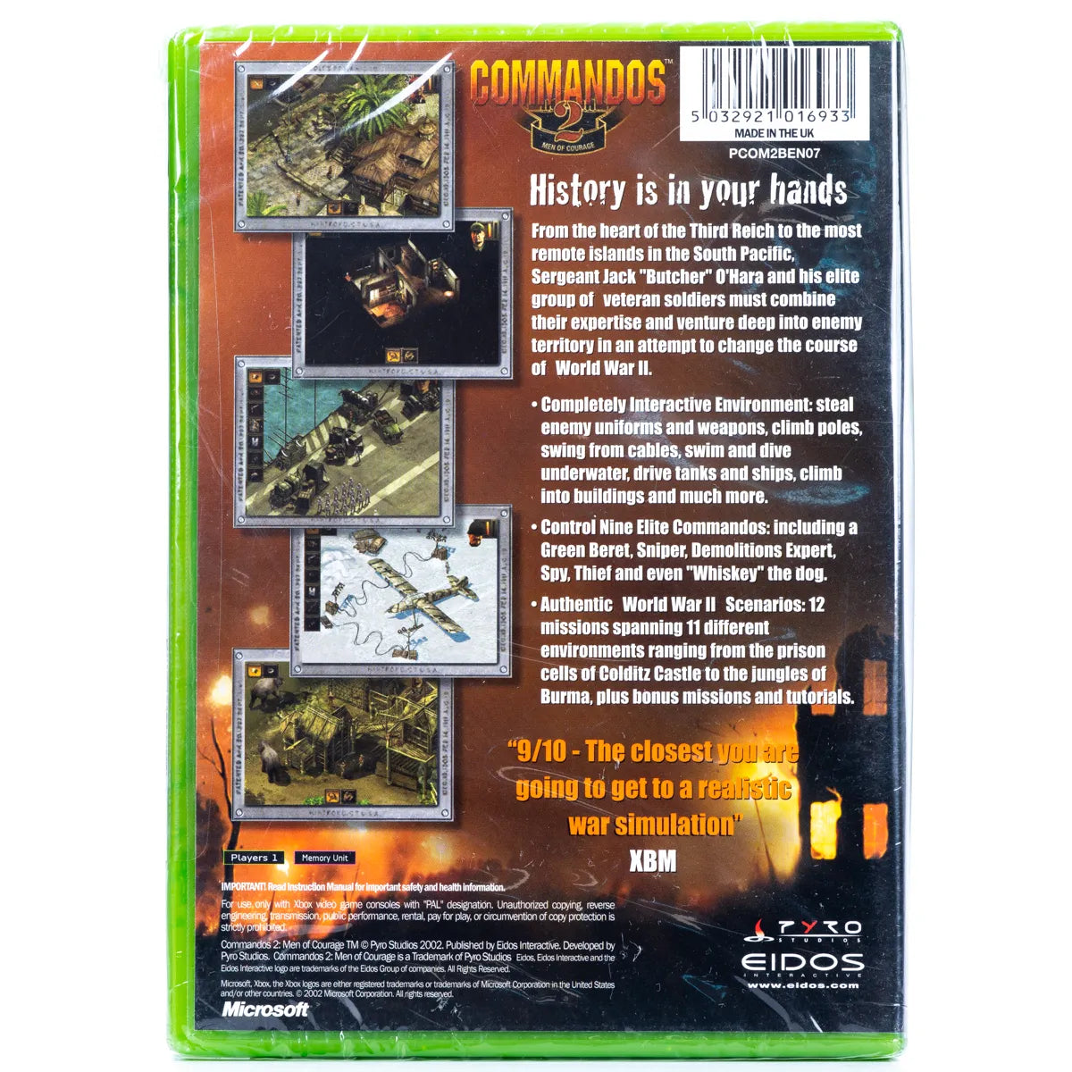 Commandos 2: Men of Courage - Xbox