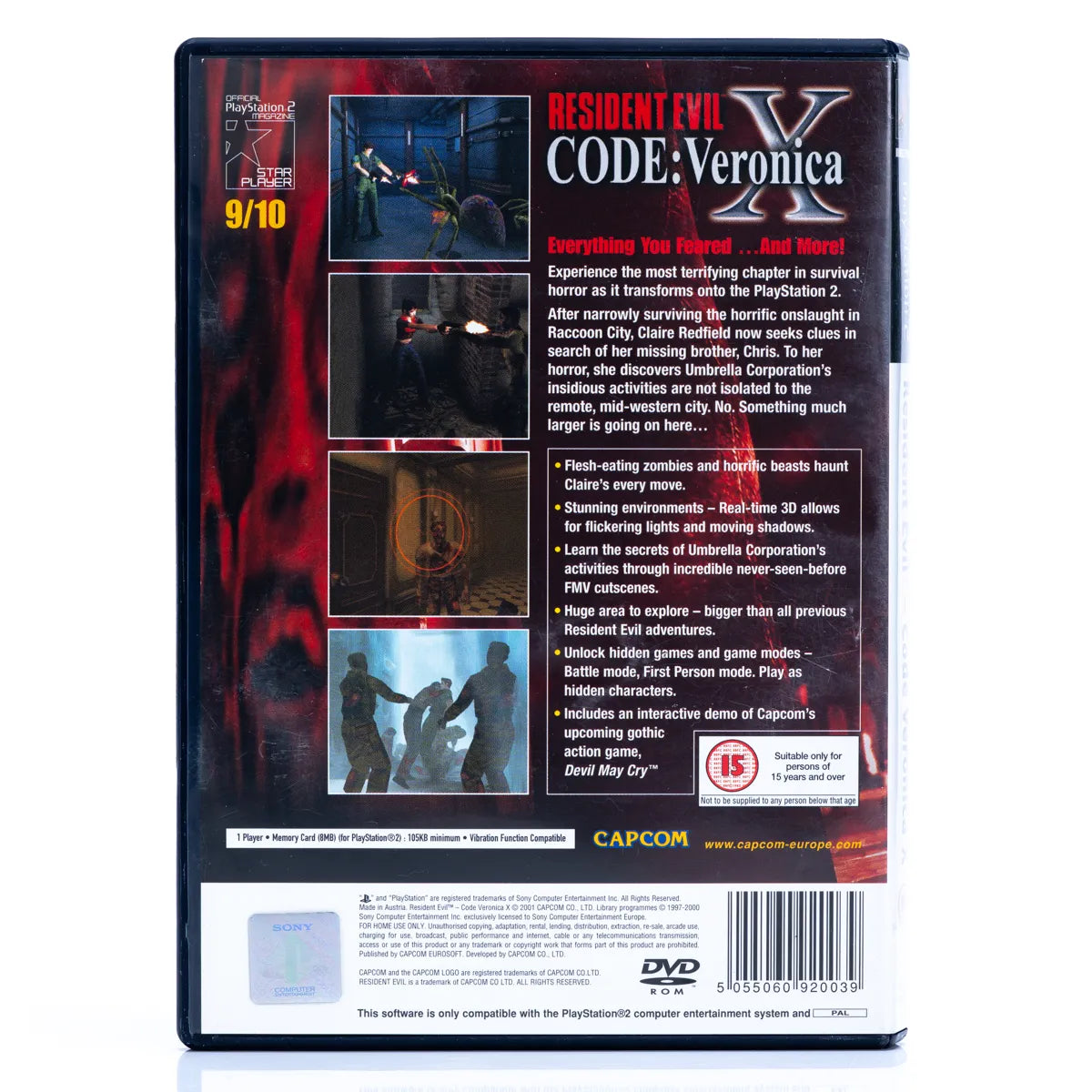 Resident Evil: Code Veronica X - med bonus cd n PS2