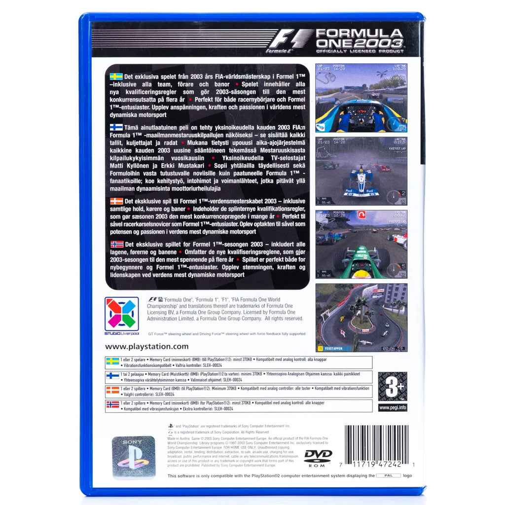 F1 Formula One 2003 (CIB) - PS2