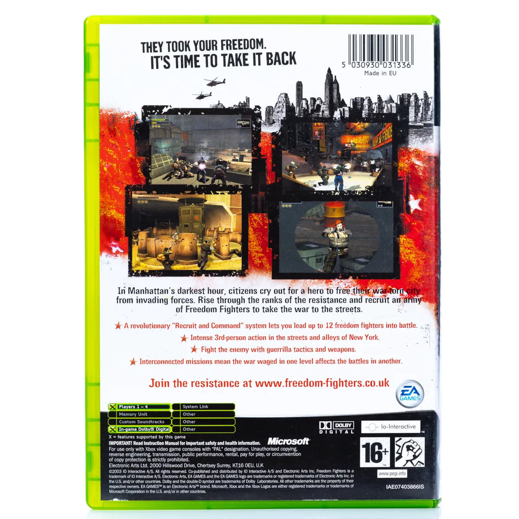 Freedom Fighters - Xbox