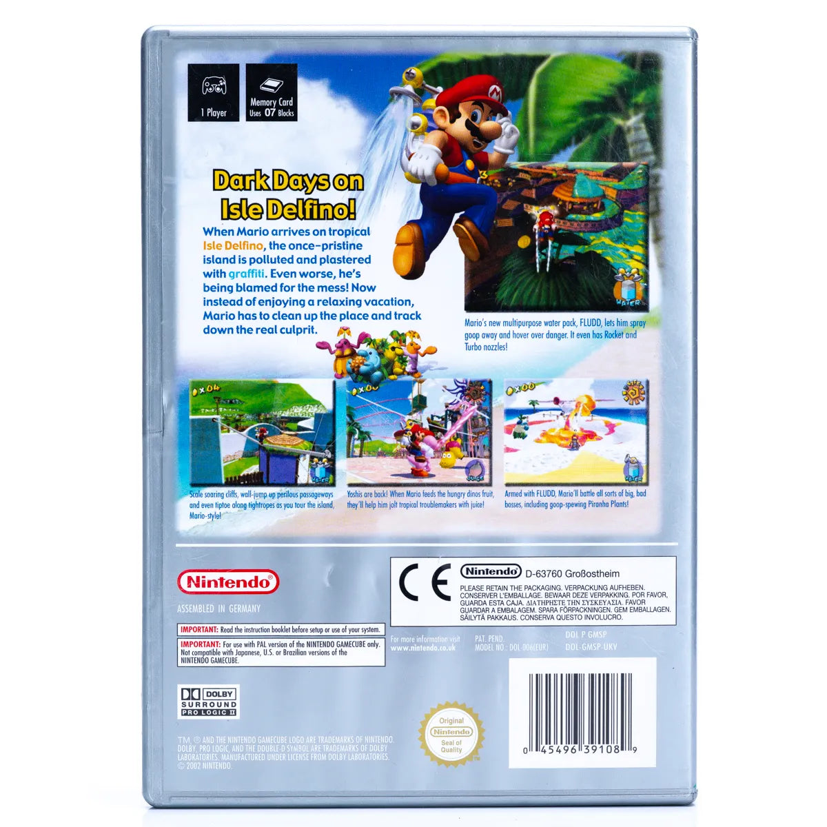 Super Mario Sunshine (Player's Choice) - GameCube