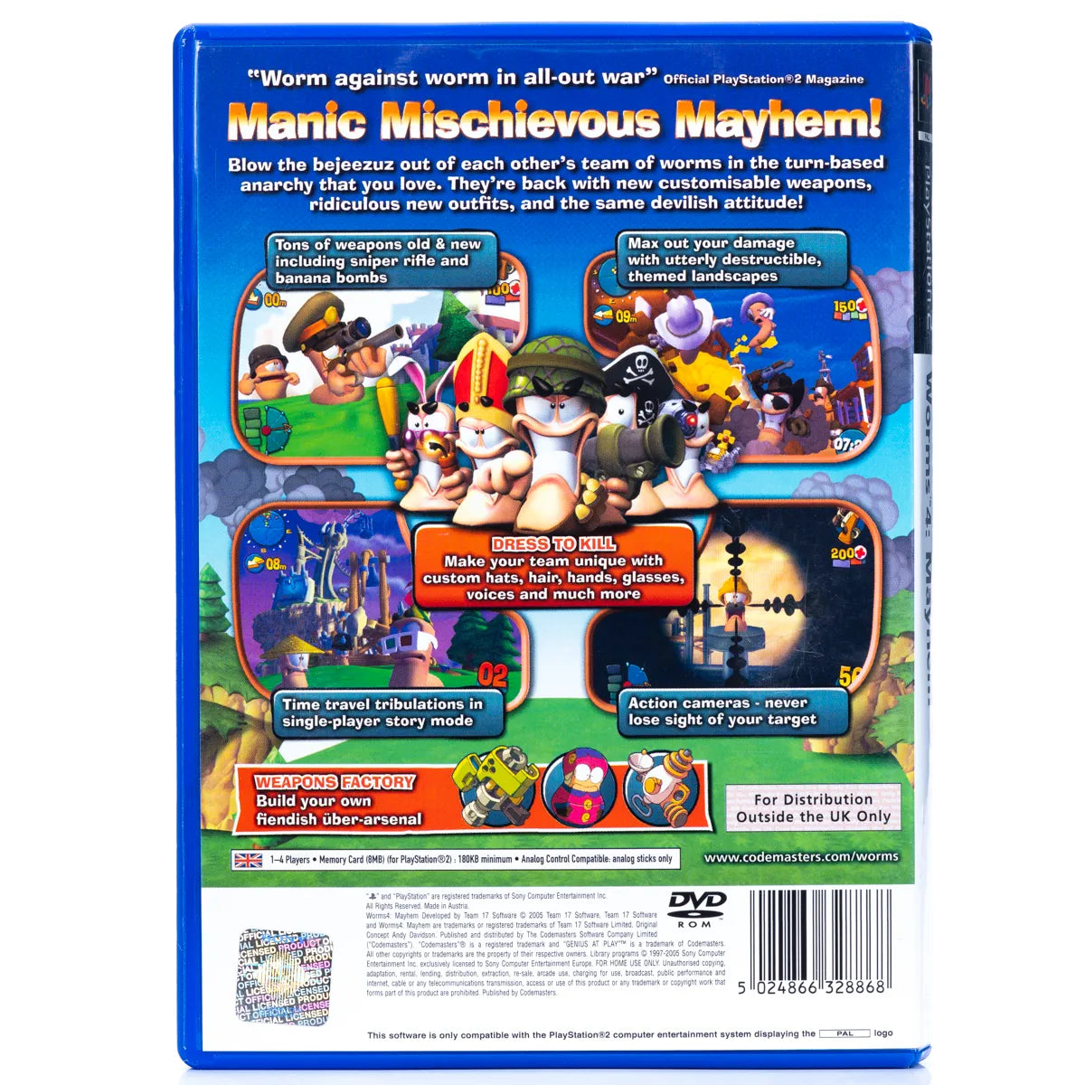 Worms 4: Mayhem - PS2