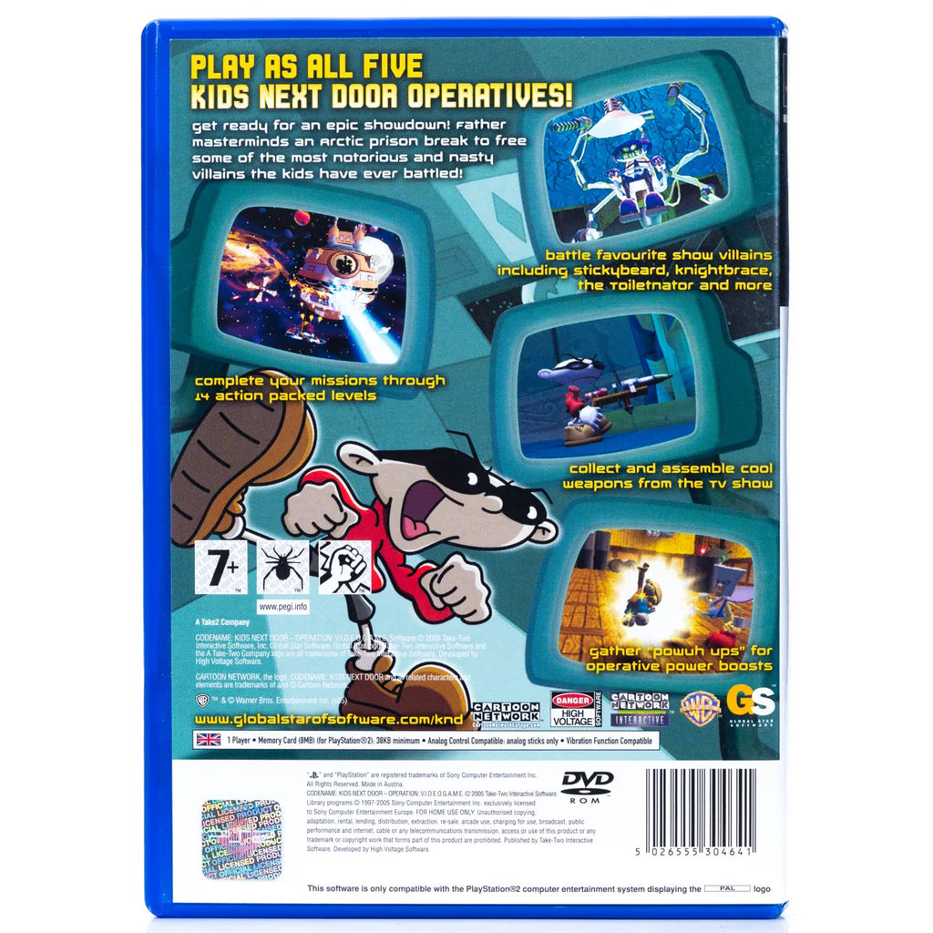Codename: Kids Next Door Operation Videogame (CIB) - PS2