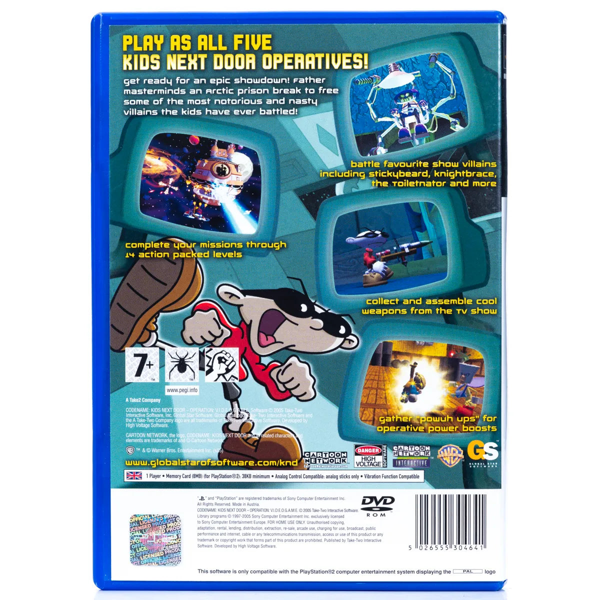 Codename: Kids Next Door Operation Videogame (CIB) - PS2