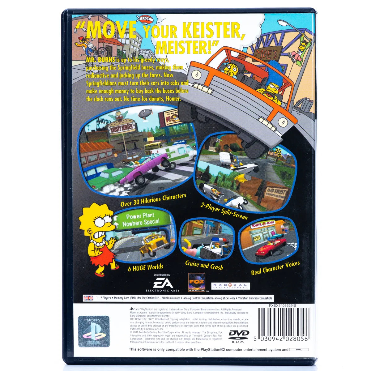 The Simpsons: Road Rage - PS2