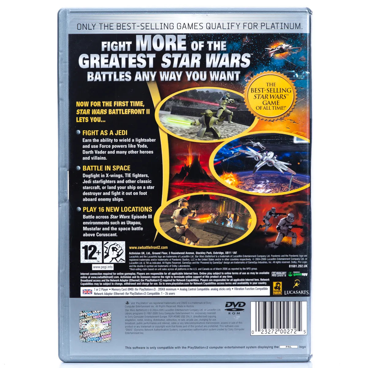 Star Wars: Battlefront II (Platinum) - PS2