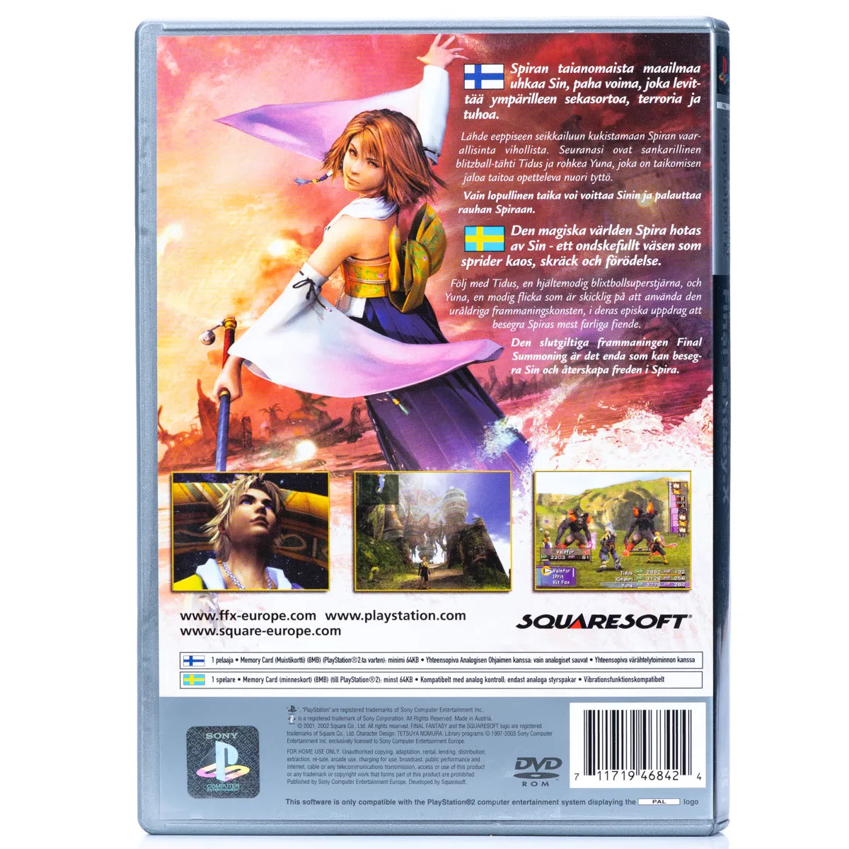 Final Fantasy X med Bonus Disc (CIB) - PS2