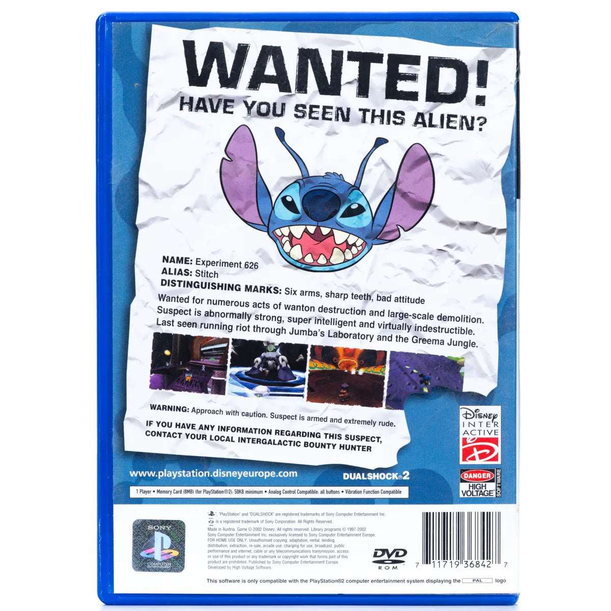 Disney's Stitch: Experiment 626 (CIB) - PS2